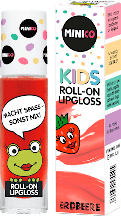 Lipgloss Roll-on Erdbeere Kinder MINICO