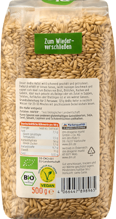 Avena in chicchi interi BIO dmBio