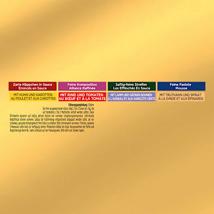 Nassfutter Katze raffiniertes Ragout Multipack (8x85 g) Purina Gourmet