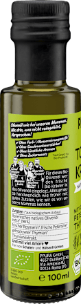 natives Olivenöl extra "Toskana Kräuter" mit Rosmarin, Petersilie &Thymian PPURA