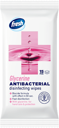 Glycerine ANTIBACTERIAL vlažne maramice fresh