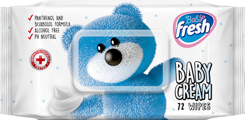 CREAM - vlažne maramice za bebe Baby fresh