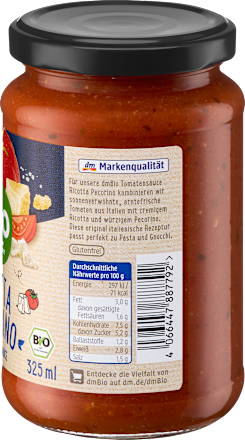 Sugo al pomodoro, ricotta e pecorino dmBio