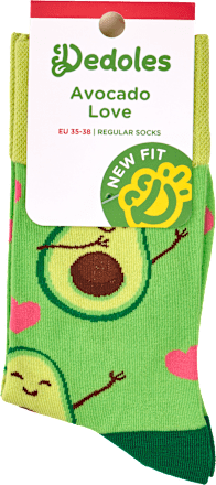 Памучни чорапи Avocado Love, размер 35-38 Dedoles