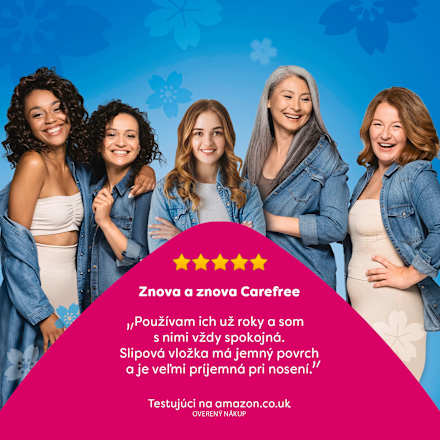 Normal slipové vložky cotton Carefree