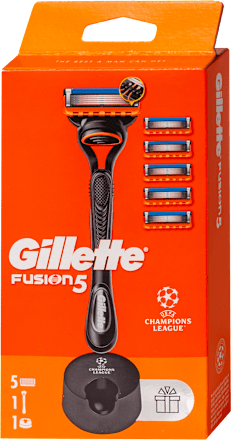 FUSION5 muški brijač: drška + 5 dopuna + postolje Gillette