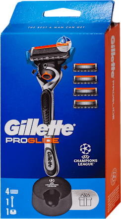 PROGLIDE muški brijač: drška + 4 dopune + postolje Gillette