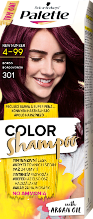 Farba na vlasy - 4-99 bordó Palette COLOR Shampoo