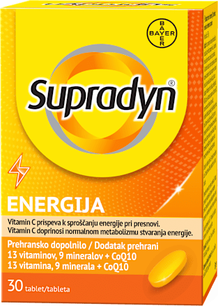 Energija Q10 - tablete Supradyn