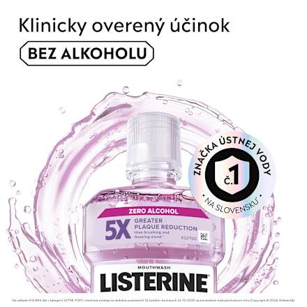 Ústna voda Total Care Extra Mild Smooth Mint Listerine