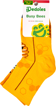 Памучни чорапи Busy Bees, размер 35-38 Dedoles