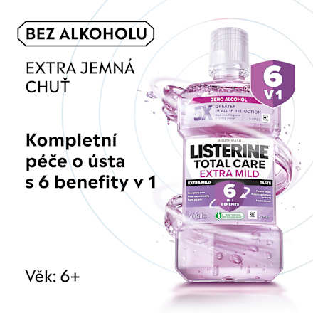 ústní voda Total Care Extra Mild  Listerine
