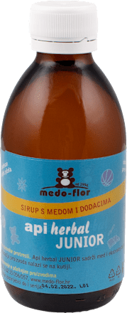 Api herbal Junior sirup medo-flor