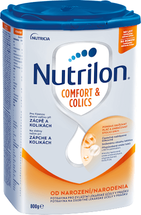 počáteční mléčná kojenecká výživa Comfort & Colics 0m Nutrilon