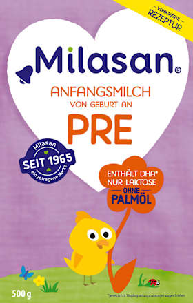 Anfangsmilch PRE von Geburt an Milasan