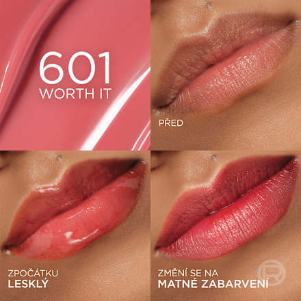 tekutá rtěnka Hyaluron Tint, 601 Worth It L'ORÉAL PARiS