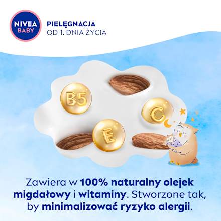 Mleczko nawilżające na dobranoc NIVEA BABY