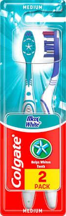 Szczoteczka do zębów średnia Max White, 2-pak Colgate