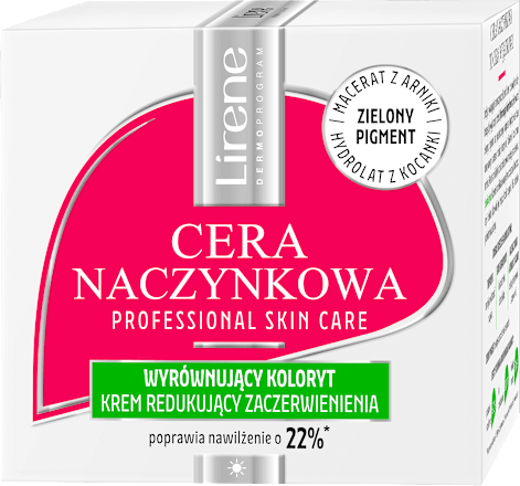 Krem wyrównujący Cera Naczynkowa Lirene