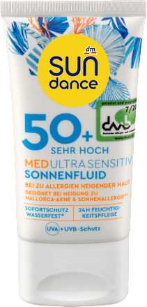 Med Ultra Sensitiv fluid za sunčanje, SPF 50+ SUNDANCE