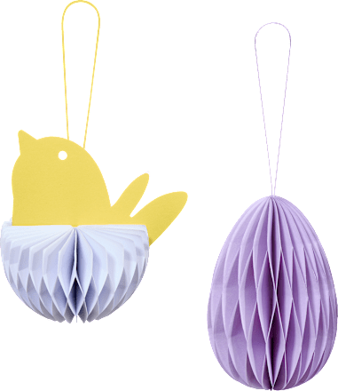 Viseći papirni ukrasi za Uskrs Profissimo