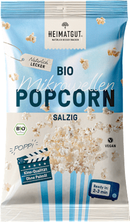 Knabbergebäck Mikrowellen Popcorn Salzig HEIMATGUT