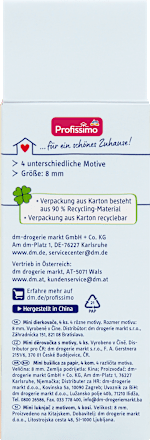 Set mini luknjačev z motivom, 4-delni Profissimo