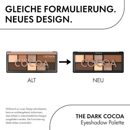 Lidschatten The Dark Cocoa Palette CATRICE