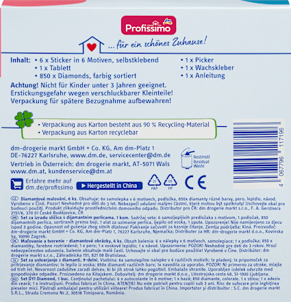 Set za ustvarjanje slike z diamanti  Profissimo