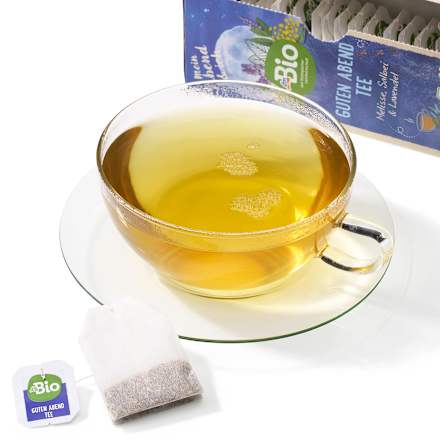 Kräutertee "Guten Abend" mit Melisse, Lavendel & Fenchel (20 Beutel) dmBio