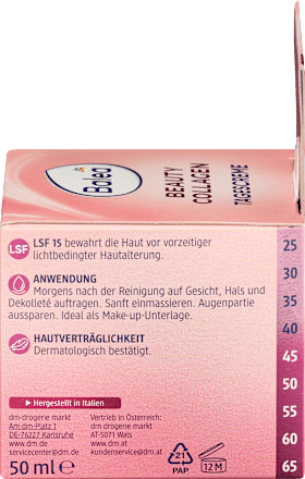 Beauty Collagen dnevna krema za obraz ZF 15 Balea