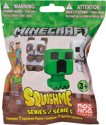Hračka Minecraft S4 Squishme 3D postavička Trigo