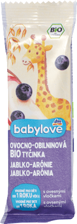 Bio ovocná tyčinka jablko-arónia babylove