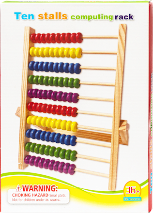 Ten stalls computing rack – drvena računaljka za igru i brojanje NIRD