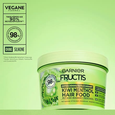 Haarkur Kiwi Menthol Hair Food 3in1 Maske GARNIER FRUCTIS