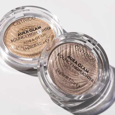 Rozświetlacz do twarzy Aura Glam Bouncy Highlighter 010 Moonlit Sand CATRICE