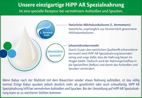 Spezialnahrung Anti-Reflux von Geburt an HiPP