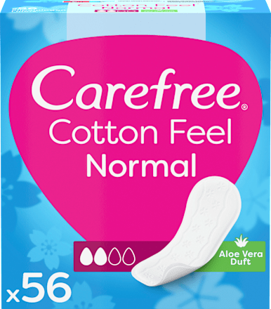 Slipeinlagen Cotton Feel Normal mit Aloe Vera Duft Carefree