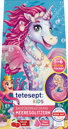 Kinder Badezusatz Badeüberraschung Meeresglitzern tetesept: KIDS