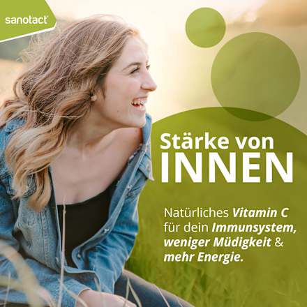 natürliches Vitamin C Lutschtabletten 30 St. sanotact