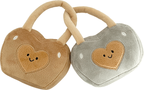 Plüschliebesschloss, grau-beige Dekorieren & Einrichten