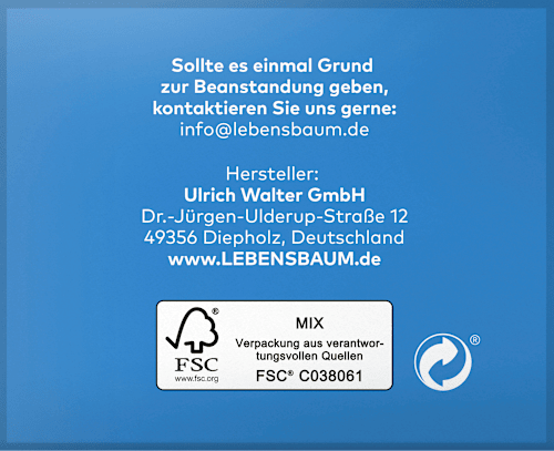 Kräutertee "Zeit für klare Gedanken" (20 Beutel) LEBENSBAUM