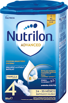 Mliečny nápoj pre malé deti Advanced 4 - vanilka Nutrilon
