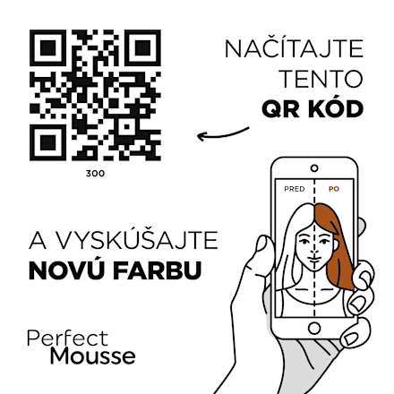 Farba na vlasy - 300 čiernohnedá Schwarzkopf Perfect Mousse