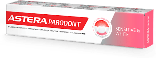 Паста за зъби White&Sensitive ASTERA PARODONT