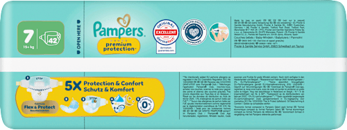 Windeln Premium Protection Gr. 7 XL (15+ kg) Big Pack  Pampers premium protection