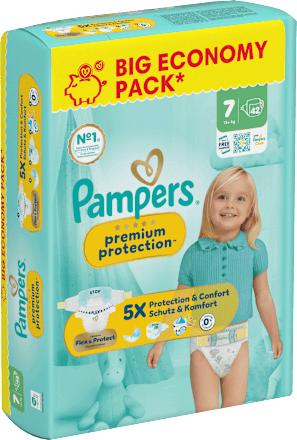 Windeln Premium Protection Gr. 7 XL (15+ kg) Big Pack  Pampers premium protection