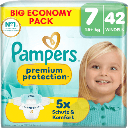 Windeln Gr. 7 XL (15+ kg) Big Pack  Pampers premium protection