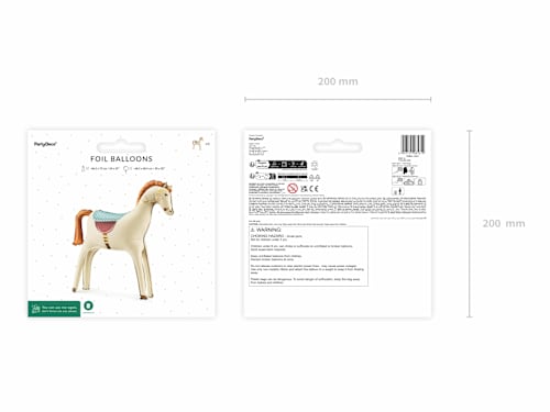 Party-Dekorationsset, Pferd Mix 17tlg keine Marke