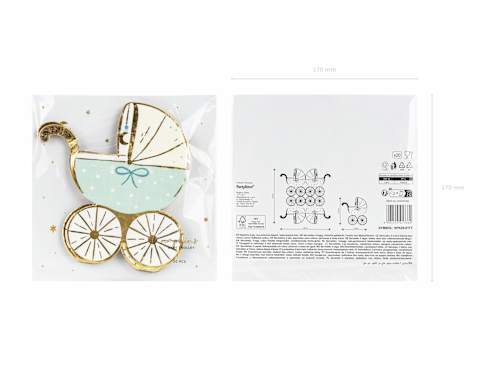 Party-Dekorationsset "Baby Shower" blau 35tlg PartyDeco